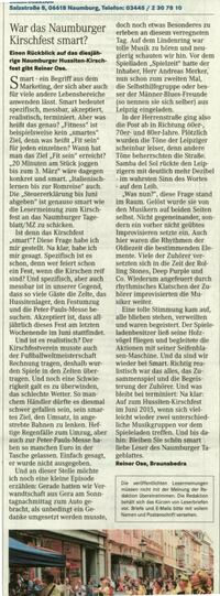 Artikel Naumburger Tageblatt